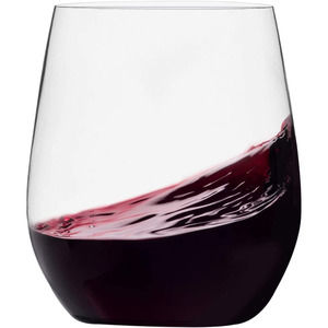 48-Pack Wine Glasses 12 oz, Disposable Stemless Plastic Shatterproof Wine Cups